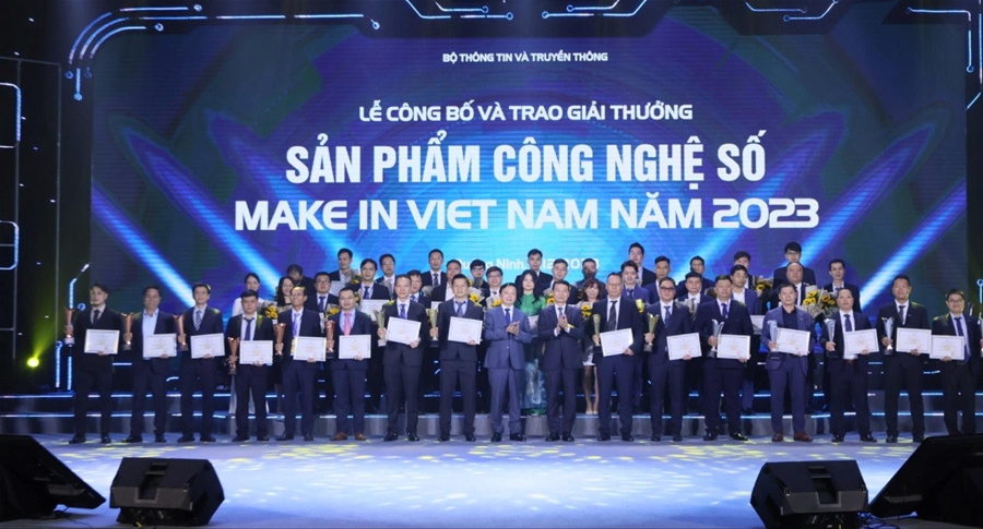 Giải thưởng "Make in Viet Nam" năm 2023 vinh danh 43 giải pháp số